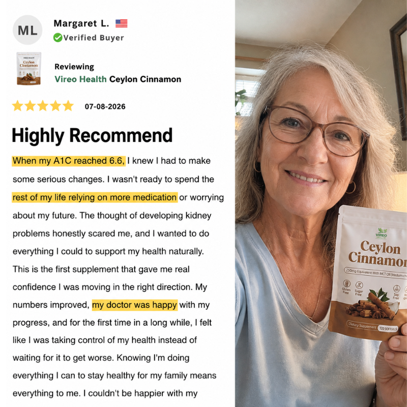 Ceylon Cinnamon 7200mg Equivalent with MCT Oil